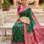 rama color soft banarasi silk blend meenakari touchup with blouse
