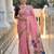pink color soft cotton blend saree meenakari small motifs design with blouse