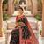 black color soft banarasi silk blend meenakari touchup with blouse