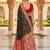 black color soft banarasi silk blend meenakari touchup with blouse