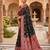 black color soft banarasi silk blend meenakari touchup with blouse