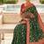 green color soft banarasi silk blend meenakari touchup with blouse