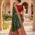 green color soft banarasi silk blend meenakari touchup with blouse