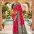 pink color soft banarasi silk blend meenakari touchup with blouse