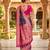purple color soft banarasi silk blend meenakari touchup with blouse
