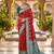 red color soft banarasi silk blend meenakari touchup with blouse