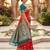 red color soft banarasi silk blend meenakari touchup with blouse