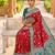 red color soft banarasi silk blend meenakari touchup with blouse