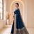 morpeach color soft banarasi silk blend meenakari touchup with blouse