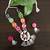  traditional mirror work necklace set for women 