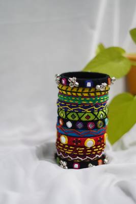  traditional designer bangle set for women  3