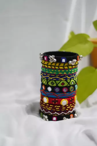  traditional designer bangle set for women 