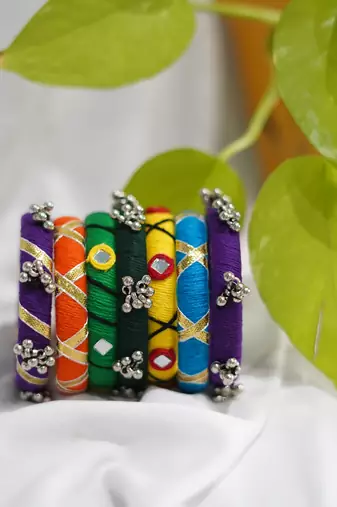  traditional designer bangle set for women 