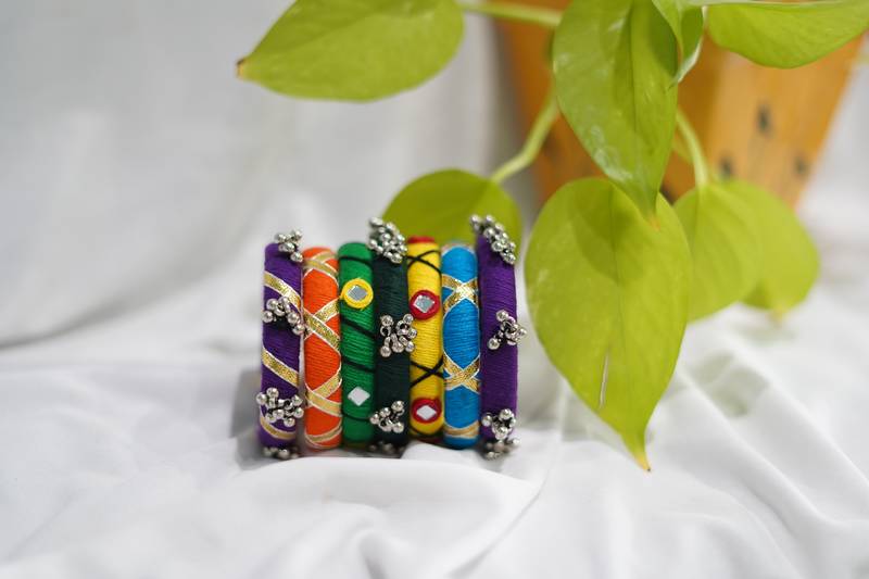  traditional designer bangle set for women 