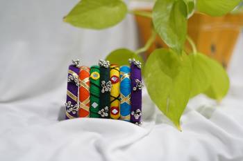  traditional designer bangle set for women  2