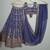 lavender floral zari thread embroidered lehenga set