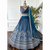 STUNNING NAVY ZARI SEQUin work GEORGETTE LEHENGA WITH BLOUSE