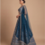 STUNNING NAVY ZARI SEQUin work GEORGETTE LEHENGA WITH BLOUSE