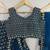 STUNNING NAVY ZARI SEQUin work GEORGETTE LEHENGA WITH BLOUSE