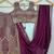 WINE EMBROIDERED GEORGETTE LEHENGA CHOLI WITH DUPATTA