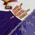 Purple Embroidery Thread sequin and Mirror Work Silk Blend Lehenga Choli Set