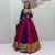 Multi Mirror position print Work Rayon Lehenga Choli set