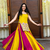 Women’s Chaniya Choli For Navratri - Designer Vichitra Silk Lehenga Choli With Shrug – Handwork Latkan