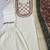 Cream khadi cotton kurti pant dupatta set