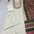 Cream khadi cotton kurti pant dupatta set