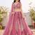 Dusty Rose Dhurandhar Silk Embroidered Lehenga Choli For wedding