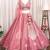 Dusty Rose Dhurandhar Silk Embroidered Lehenga Choli For wedding