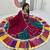 Multi Embroidery Thread sequin Ribbion Lace Work Fuax Georgette Lehenga Choli Set
