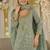 Blue dolla silk readymade plazzo suit with embroidery  work