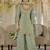 Blue dolla silk readymade plazzo suit with embroidery  work