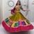 Olive Embroidery Thread sequin and Lace Work Cotton Lehenga Choli Set
