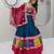 Peacock Blue Embroidery Thread sequin and Lace Work Cotton Lehenga Choli Set