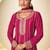 Rani chinon readymade plazzo suit with embroidery sequence work