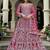 Rani net readymade anarkali suit with dimaond & embroidery work