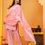 Pink Mal cotton embroidered 3 pcs kurta set