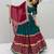 Teal Embroidery Thread and sequin Work Fuax georgette Lehenga Choli Set