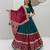 Teal Embroidery Thread and sequin Work Fuax georgette Lehenga Choli Set