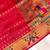 rani pink color rich weaved pallu along polka design zari silk blend saree