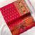 rani pink color rich weaved pallu along polka design zari silk blend saree
