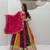 Multi Embroidery Thread and sequin Work Silk Blend Silk Blend Lehenga Choli Set