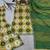 yellow color digital print and embroidery sequin work silk blend top palazzo set