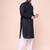 W & g slik blend full sleeve pathani set for men's