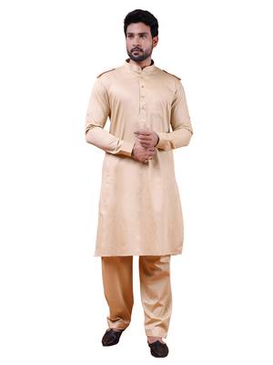W & g slik blend full sleeve pathani set for men's 1