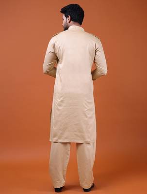 W & g slik blend full sleeve pathani set for men's 5