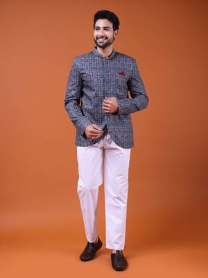 W & g silk blend jodhpuri for men's 2