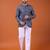 W & g silk blend jodhpuri for men's